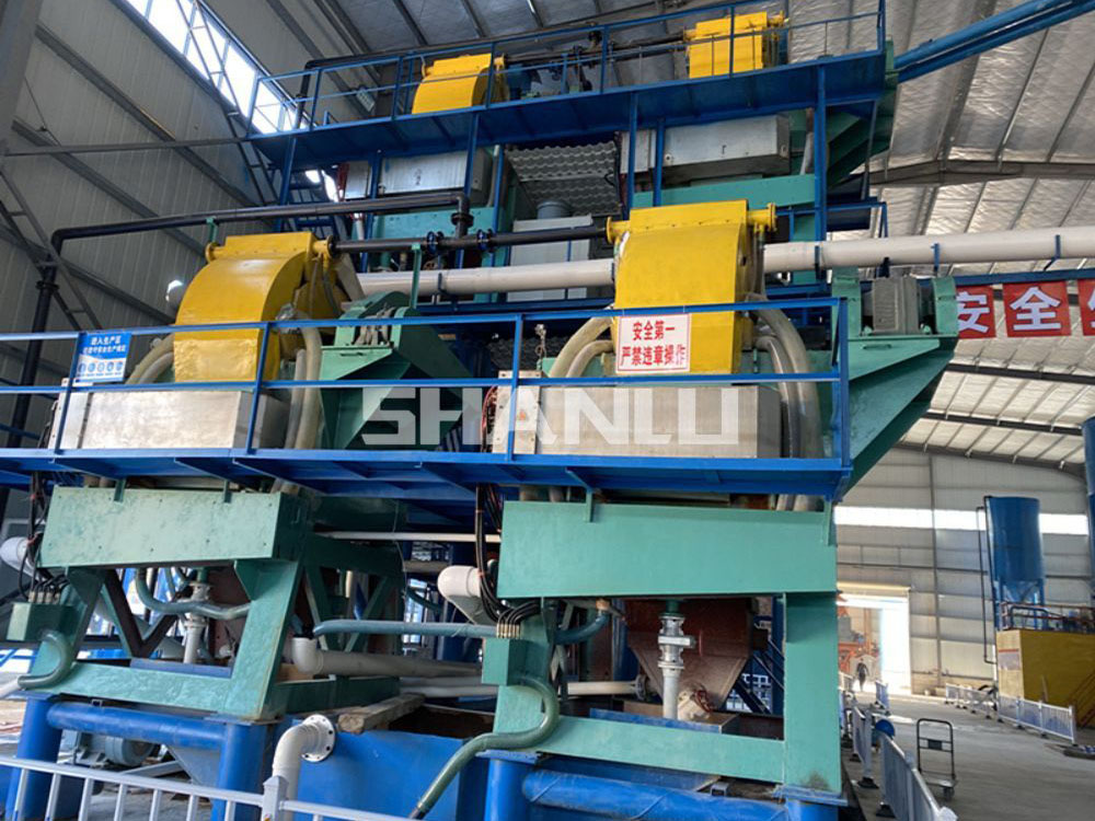 Ceramic filter tail mine dry discharge application site