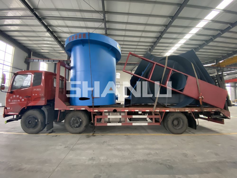 Shanxi customer hydraulic classifier, desliming concentrator and other products delivery site