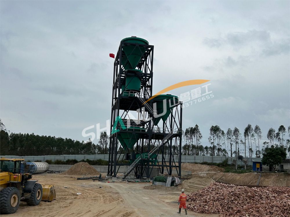 Quartz sand wet production line